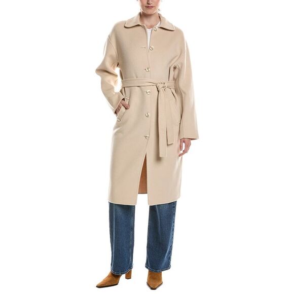 J.McLaughlin Jackets & Blazers - J.Mclaughlin Womens Wool & Cashmere-Blend Maren Coat